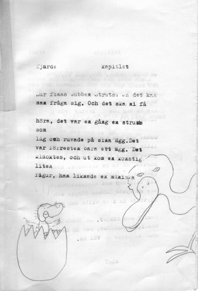 Intro till Gubben Struts, sida 1.