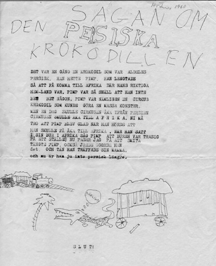Sagan om den persiska krokodilen.