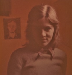 En bild av Carin i Hallonbergen.