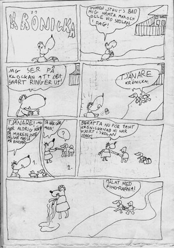 En serie med Krnicka frn nr 15 1961.